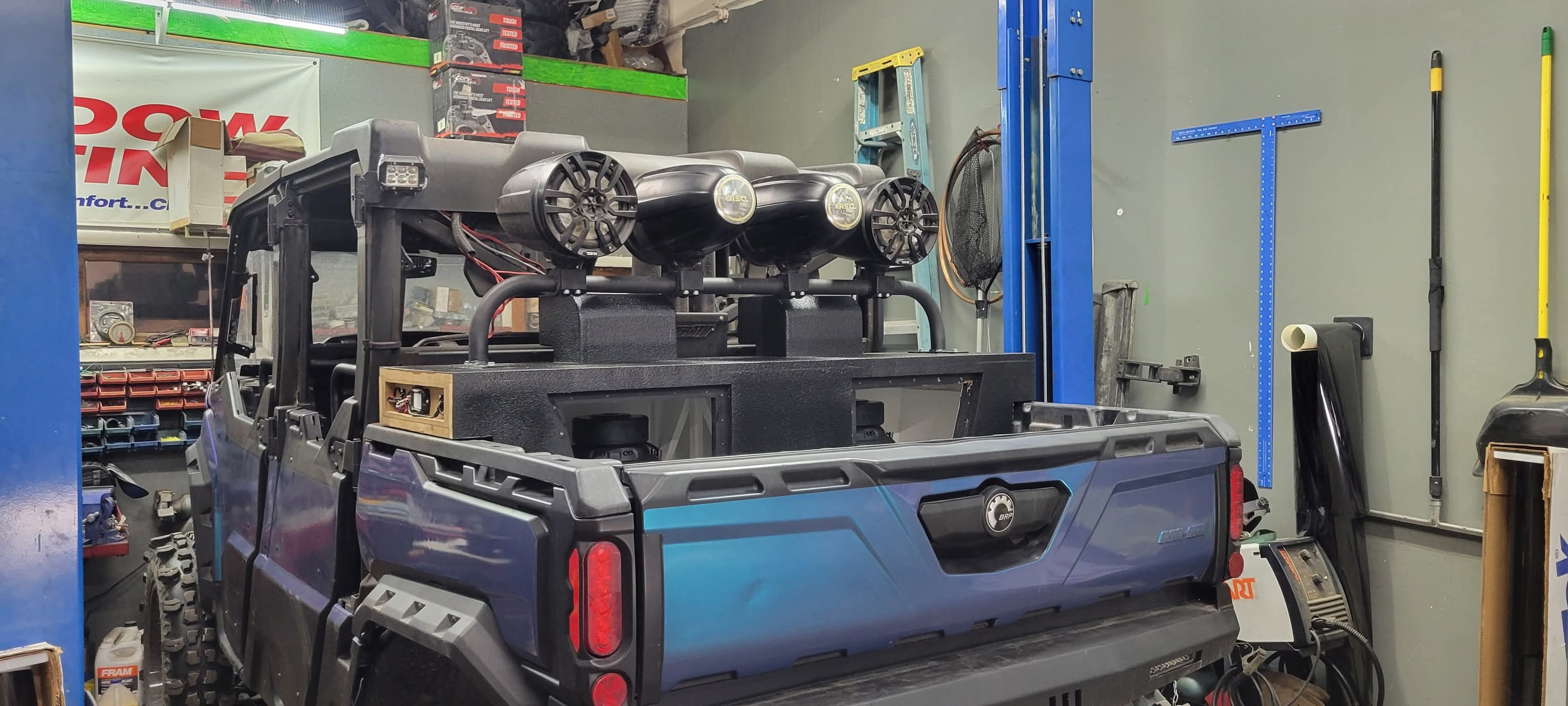 DS18 Powersports Build — In Shop