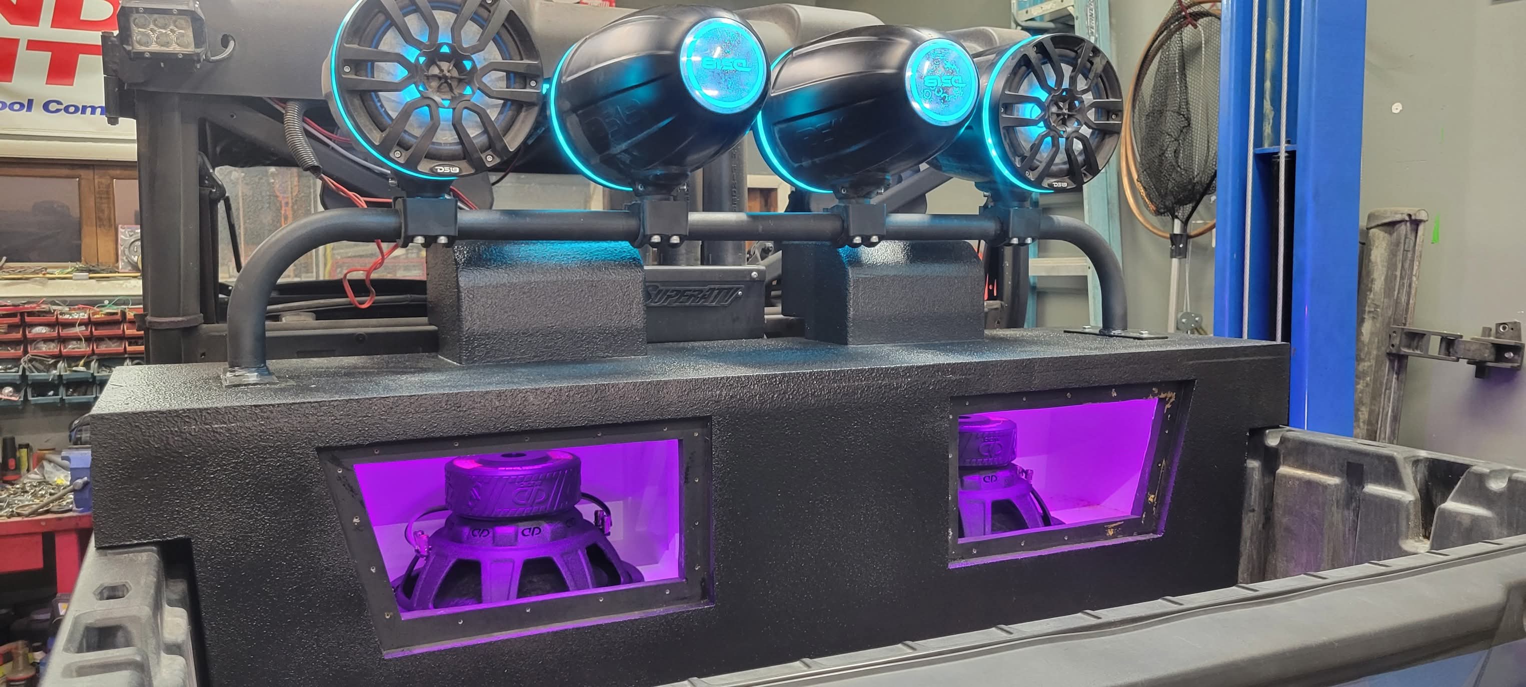 DS18 Build — Blue LEDs