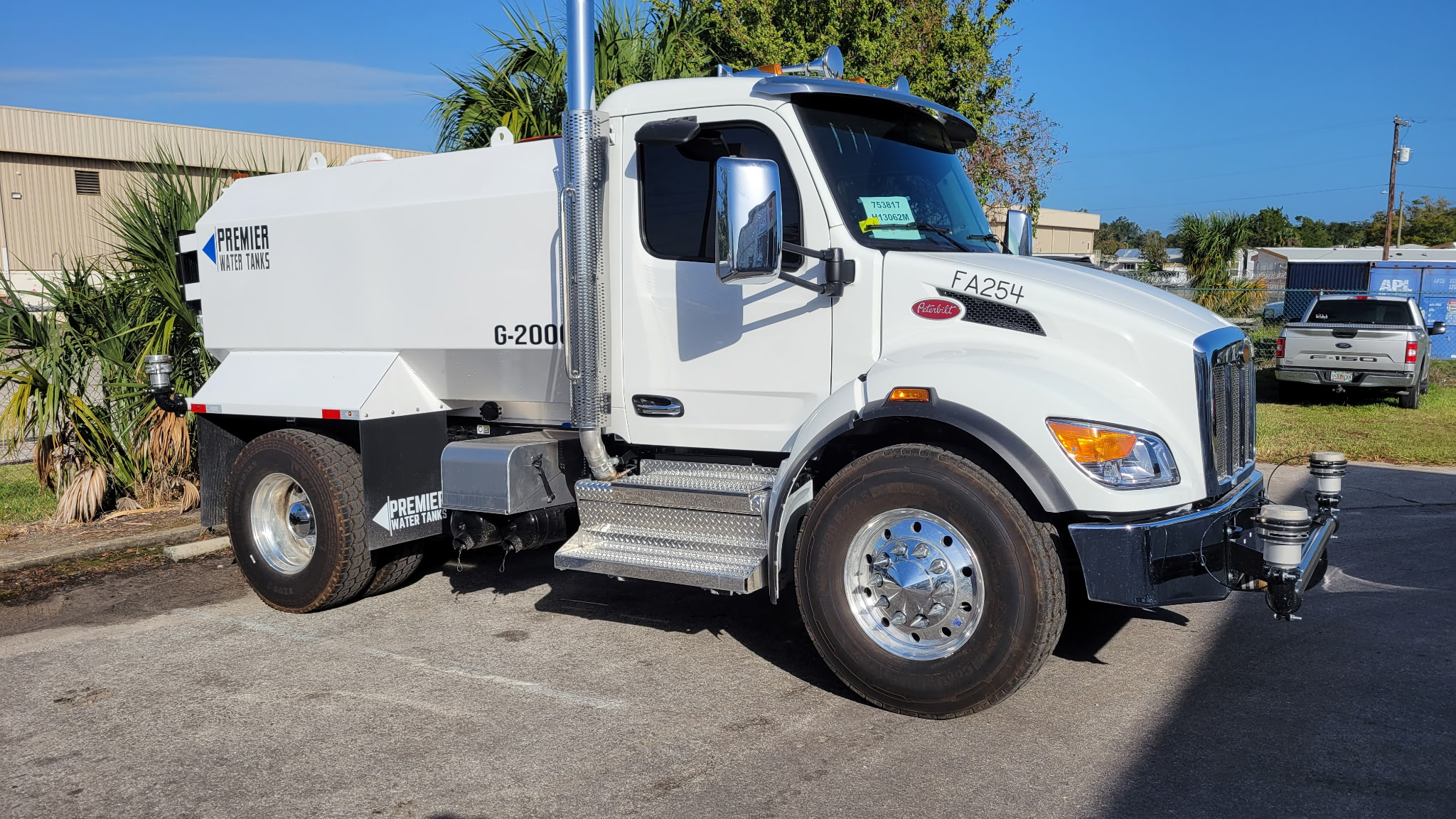 WEC Peterbilt Water Truck — Tint